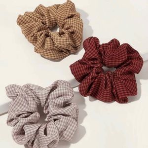 Plaid Scrunchies
